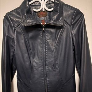 Danier Women's Dark Leather Jacket